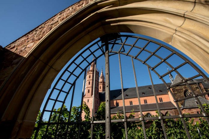 Gotische Liebfrauenkirche inmitten der historischen Weinlage (Foto: Bernward Bertram)