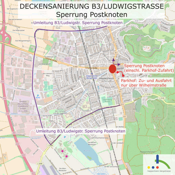 B 3: Fahrbahnerneuerung Der Ludwigstraße Mit Neubau Eines ...