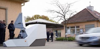 Der Enforcement Trailer im Test (Foto: Innenministerium)