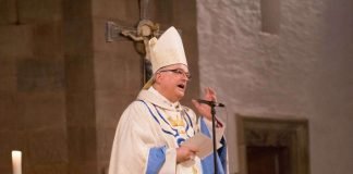 Bischof Dr. Karl-Heinz Wiesemann bei der Predigt. (Foto: Bistum Speyer)