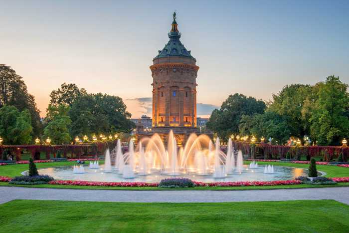 View of the old Mannheim Water Tower Quelle: MVV Energie