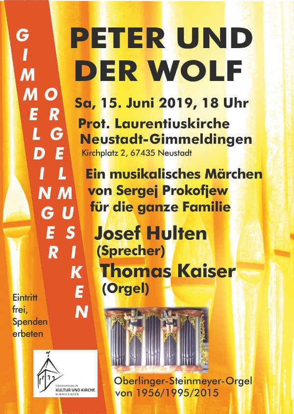 Plakat Peter und der Wolf