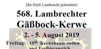 Lambrechter Gäßbock-Kerwe 2019