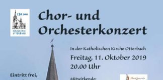 Chor- und Orchesterkonzert (Plakat: Musikverein Otterbach