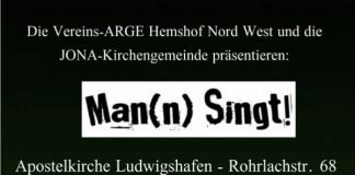 Ankündigung (Quelle: JONA-Kirchengemeinde)