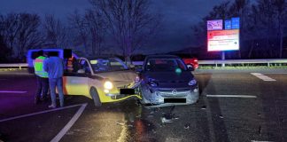 Unfallörtlichkeit B39 (Foto: Polizei RLP)