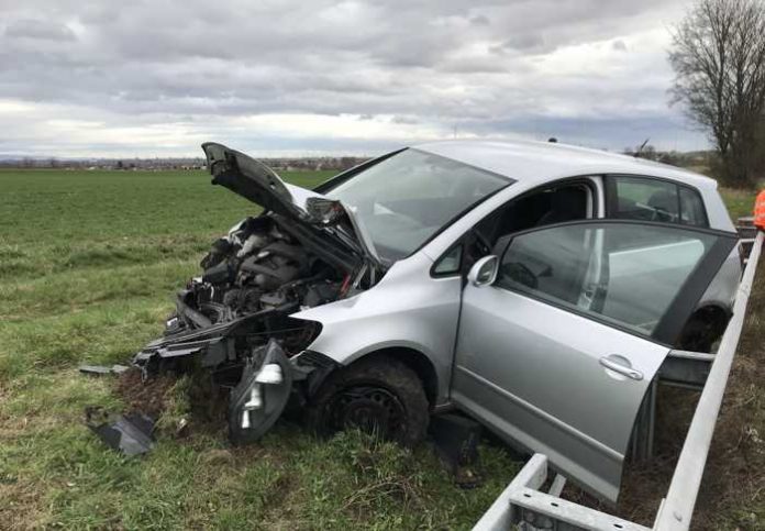 Verkehrsunfall auf der A61