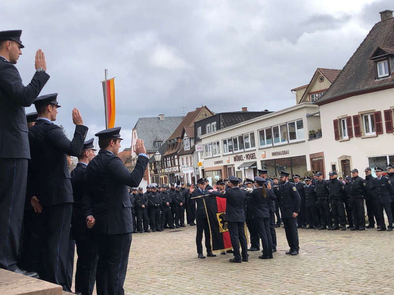 Vereidigung von Bundespolizisten (Foto: Bundespolizei)