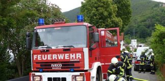 Einsatz im Heidenbrunnenweg (Foto: Feuerwehr Neustadt)