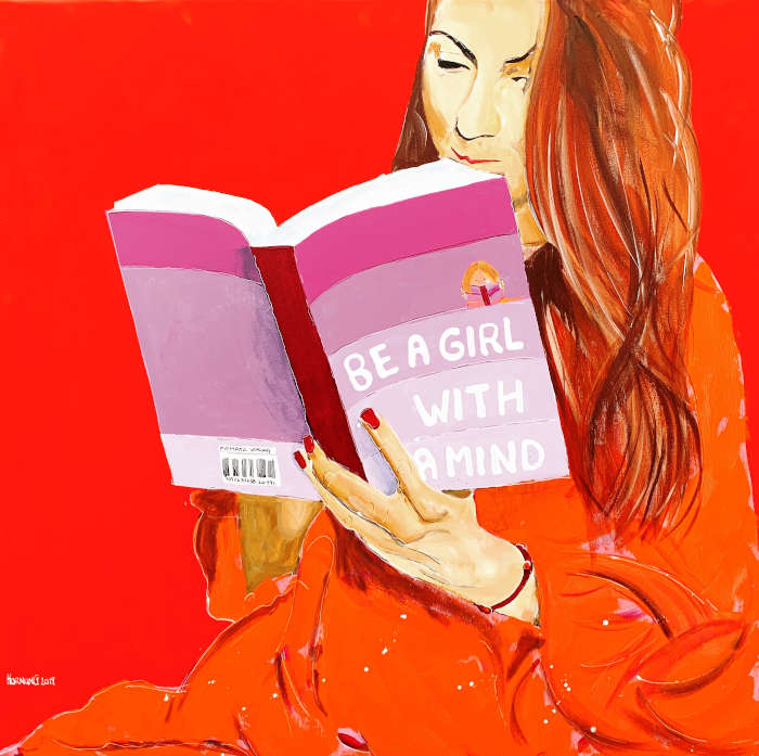 Reading girls - lesende Mädchen (Foto: Günter Hornung)