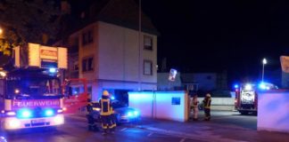 Einsatzstelle in der Friedrich-Ebert-Straße (Foto: Feuerwehr Neustadt)