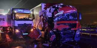 Verkehrsunfall A61 (Foto: Polizei RLP)