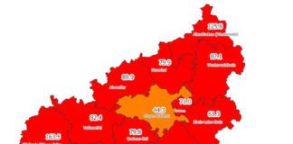 Neuinfektionen pro 100.000 Einwohner in den letzten 7 Tagen, Grafik vom 28.10.2020 (Quelle: MdI)