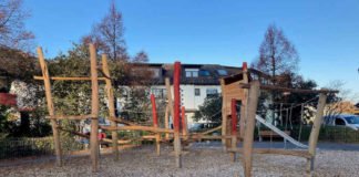 Neues Klettergerüst auf dem Spielplatz in der Siegfriedstraße (Foto: Stadt Mannheim)