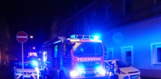 Feuerwehreinsatz in der Richard-Wagner-Straße (Foto: Feuerwehr Neustadt)