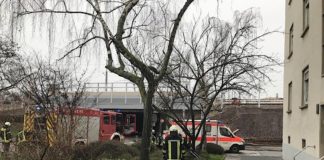 Einsatzstelle in der Winzinger Straße (Foto: Feuerwehr Neustadt)