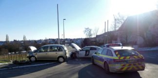 Verkehrsunfall im Bereich Dammstraße (Foto: Feuerwehr Neustadt)