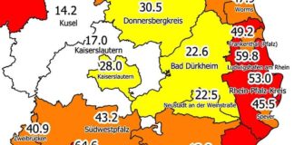 7-Tage-Inzidenz am 04.03.2021 (Quelle: MdI)