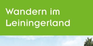 Titelseite der neu aufgelegten Broschüre „Wandern im Leiningerland“, herausgegeben vom Tourismusverein "Leiningerland. Das Tor zur Pfalz e.V."