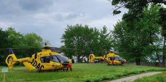 Im Einsatz waren zwei Rettungshubschrauber (Foto: Polizei RLP)