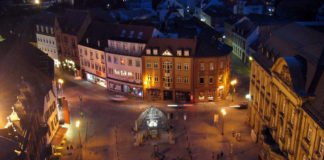 Postplatz am Abend (Foto: Klaus Landry)