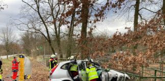 Eine Person war eingeklemmt (Foto: Feuerwehr Haßloch)