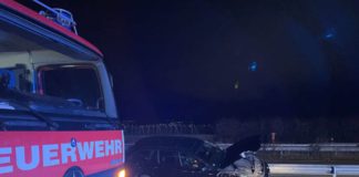 Der unfallverursachende PKW (Foto: Feuerwehr Neustadt)