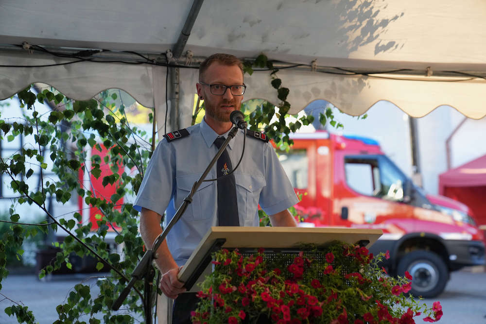 Festakt Feuerwehr Iggelbach (Foto: Reinhard Schnell)