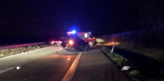 Verkehrsunfall auf der BAB 65 (Foto: Polizei RLP)